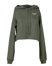 Load image into Gallery viewer, Bella Ladies' Cropped Fleece Hoodie