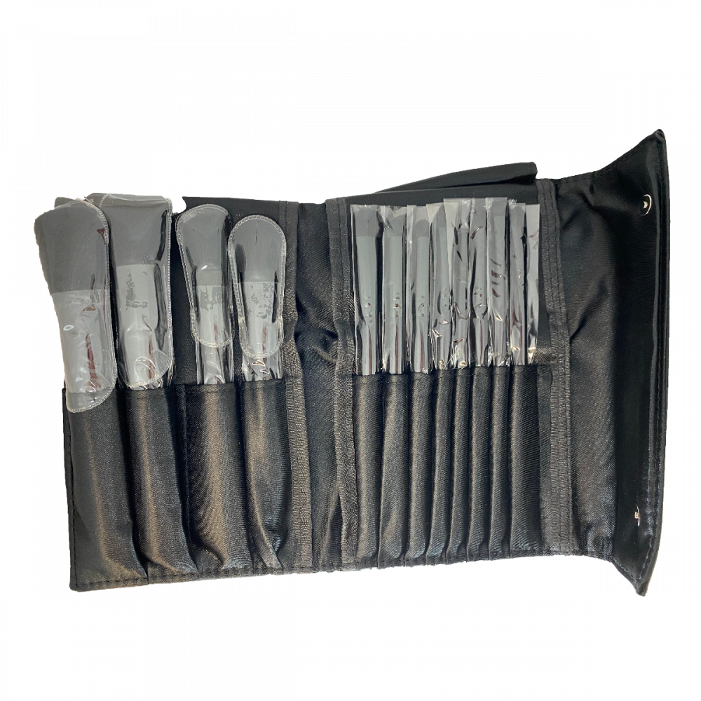 12 piece Satin pouch Brush set