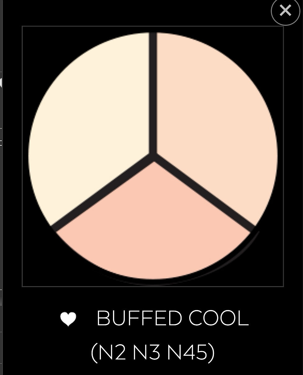 Buffed cool concealer