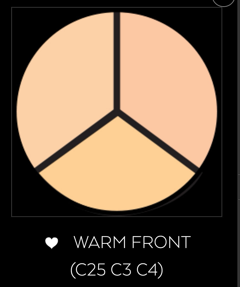 Warm front concealer