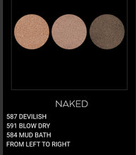 Load image into Gallery viewer, 3 Welled naked eyeshadow
