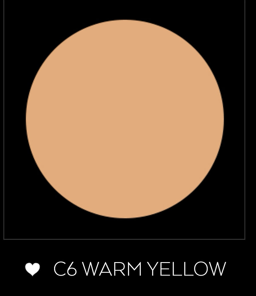 Dual warm yellow face powder